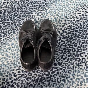 Lanvin Black Men's Suede Shoes